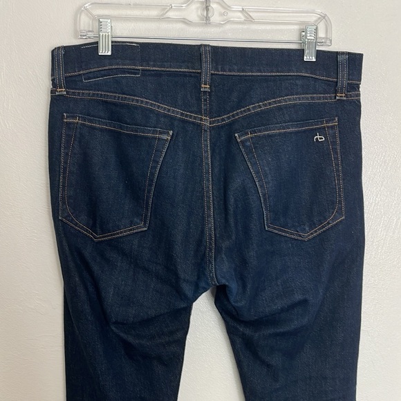 Rag & Bone Standard Issue Skinny Jean Fit 1 Men's 31 Rinse Selvedge Inseam 30.5" - Picture 9 of 15